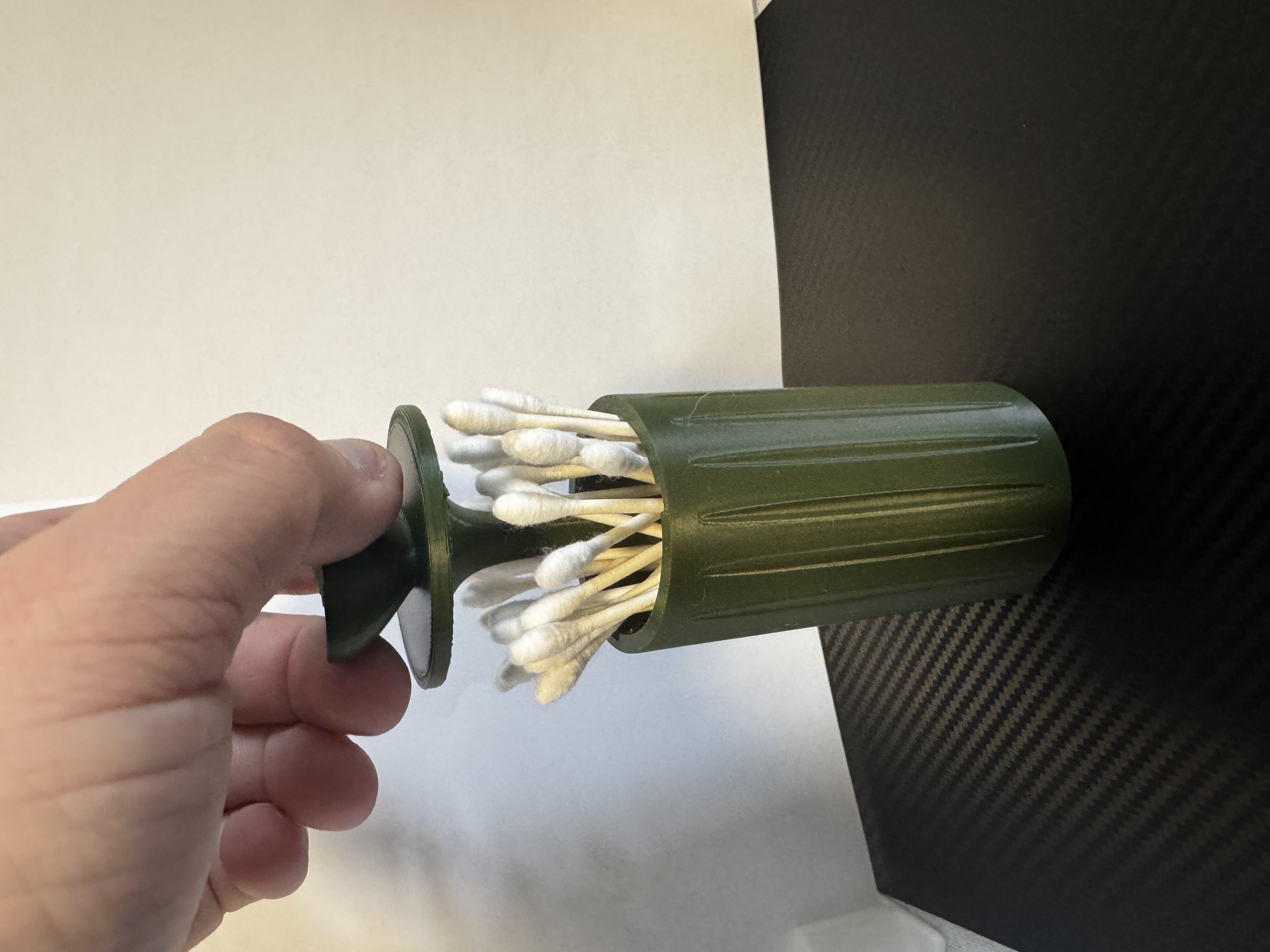 Modèle 3D de distributeur à cotons-tiges SR3D Concept